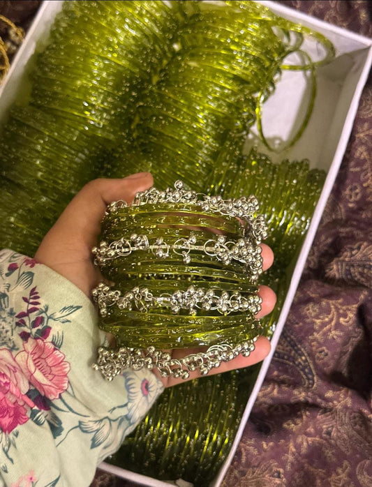 Moongiya Rain Drop Bangle Set