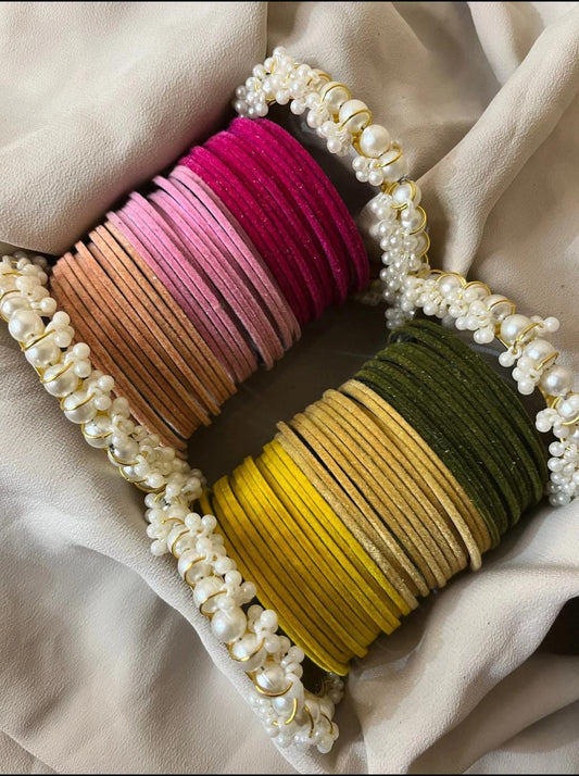 Velvet Bangle Set