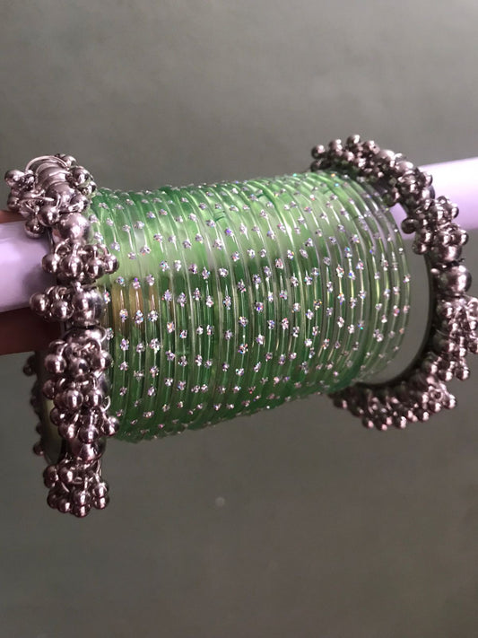 Green Bangles Set