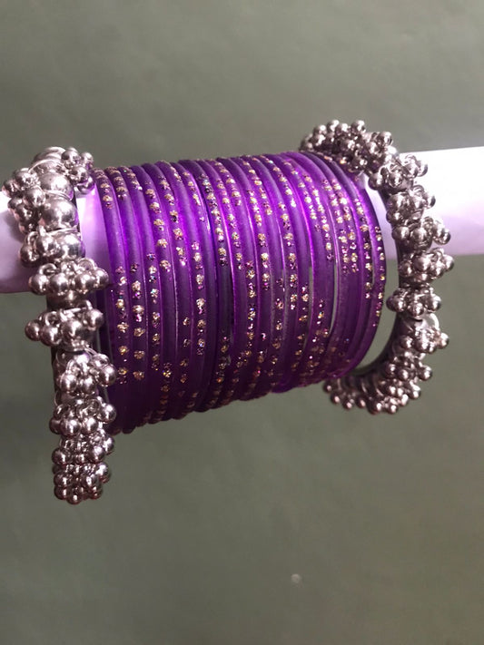 Purple Bangle Set