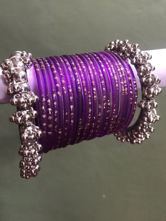 Purple Bangle Set
